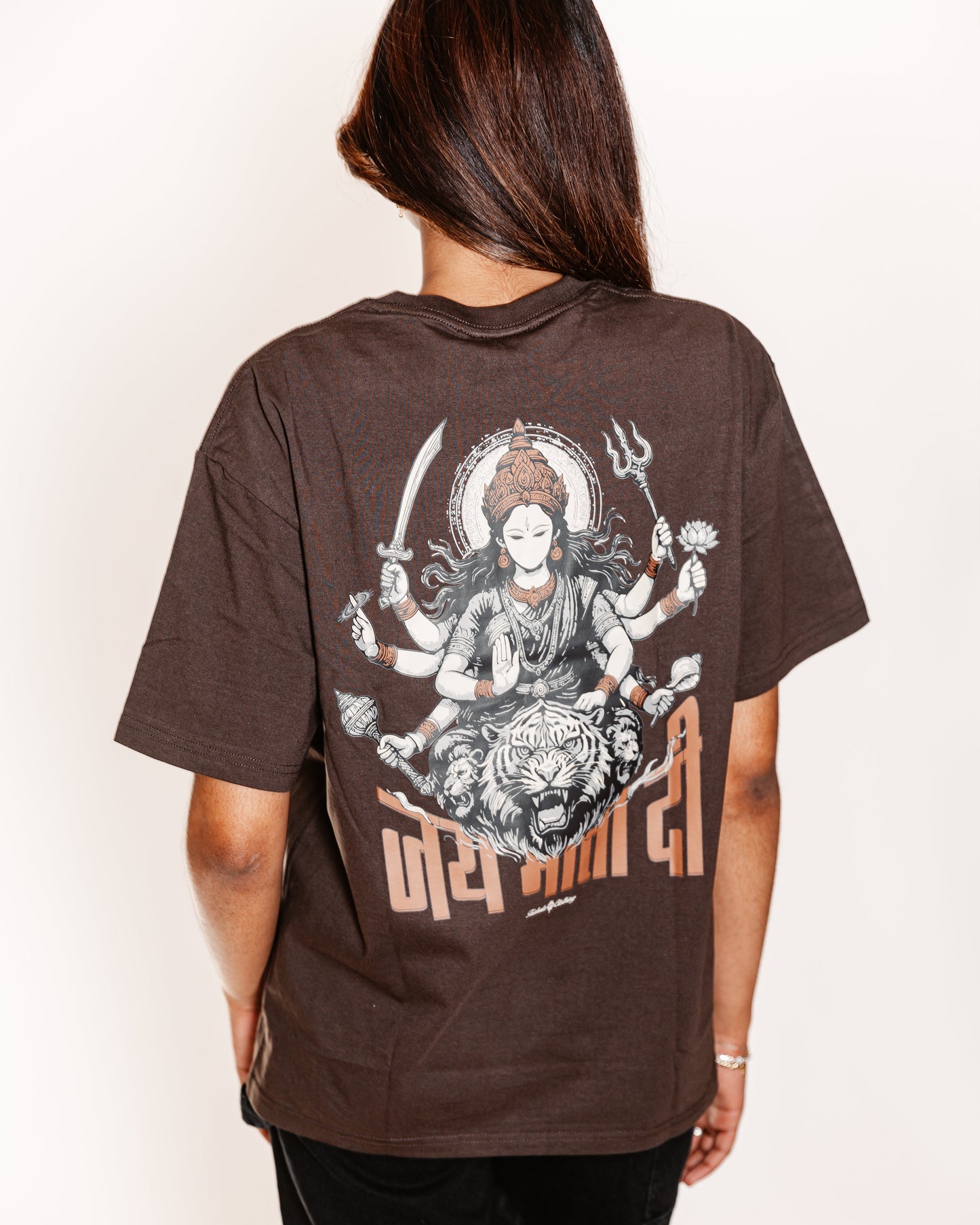 Maa Durga Tee - Chocolate