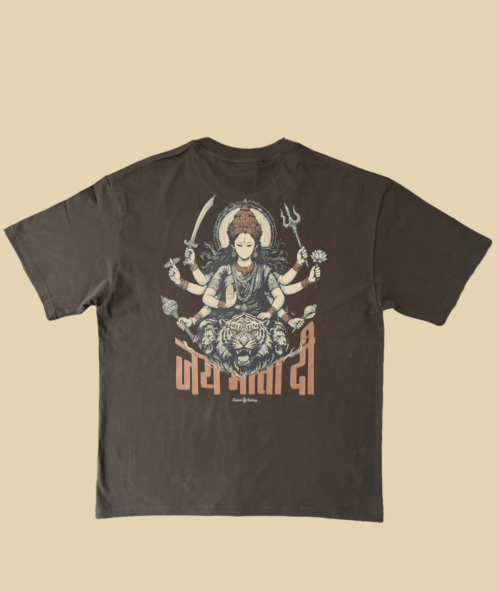 Chocolate Maa Durga Tee