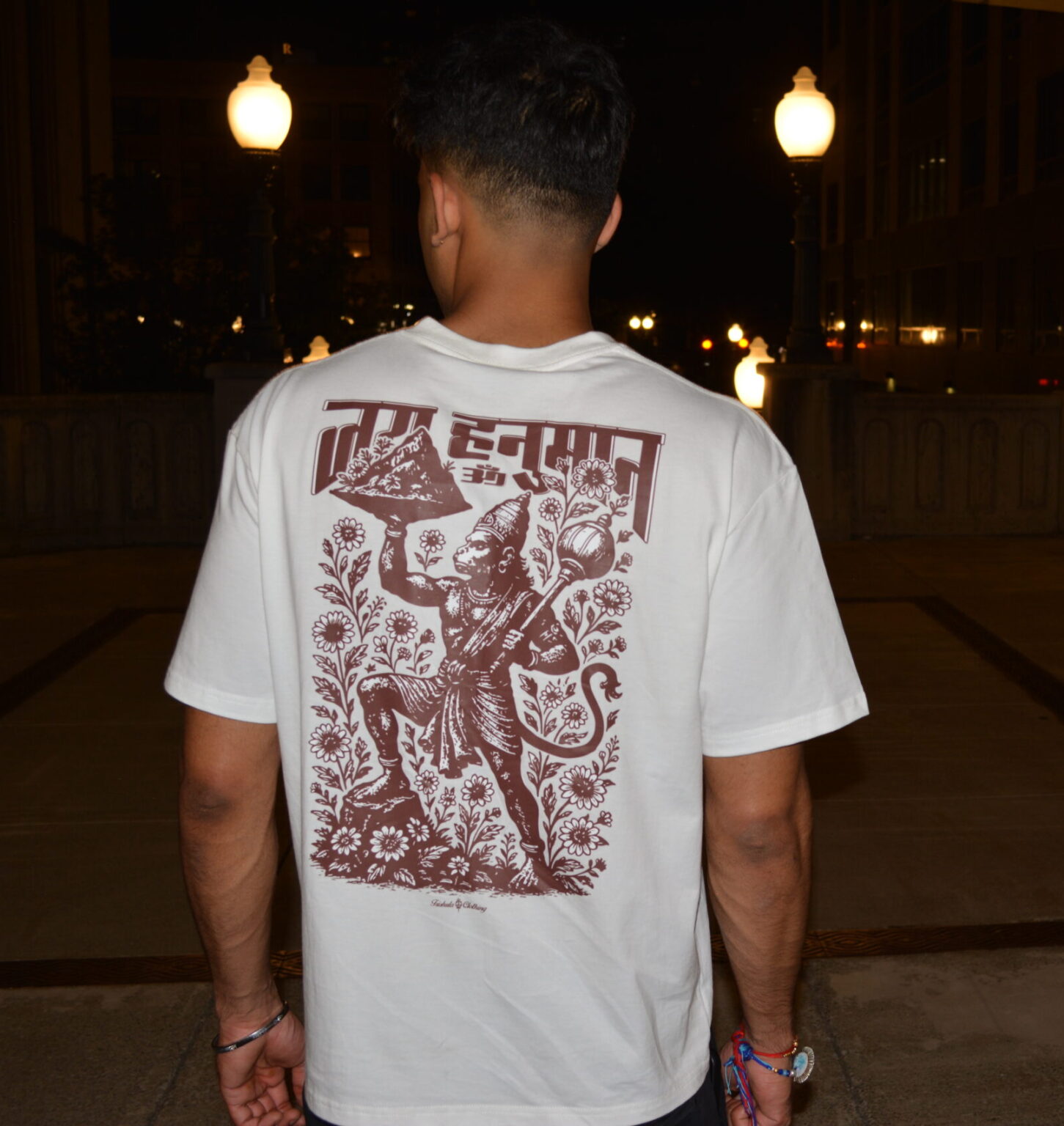 White Hanuman Tee - Image 4