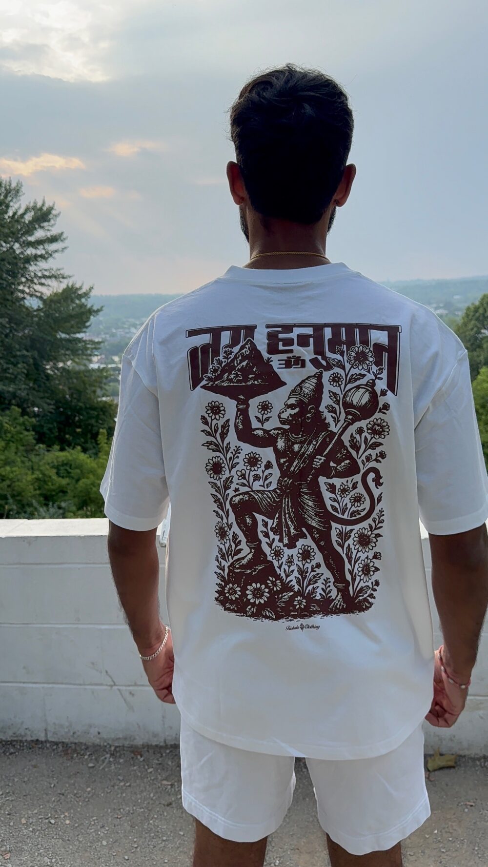 White Hanuman Tee - Image 6