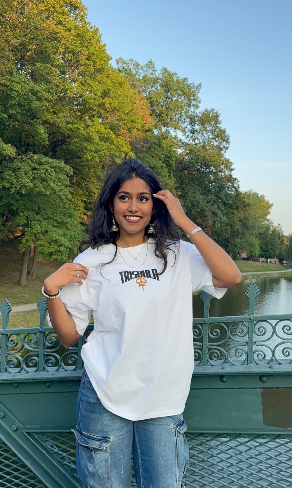 White Maa Durga Tee - Image 2
